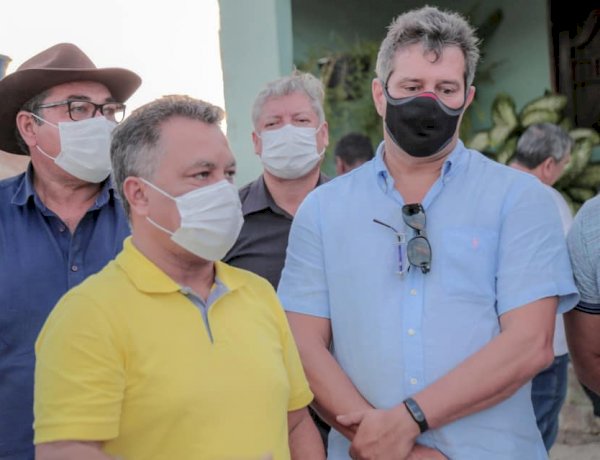 Prefeito Mailson, Sec. de infra estrutura,Sec ADM e Toda Sua equipe de trabalho